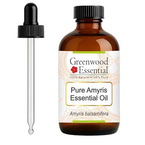 Greenwood Essential Pure Amyris Essential Oil (Amyris balsamifera) with Glass Dropper Steam Distilled 120ml (4 oz)