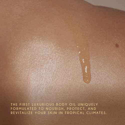 HELICONIA Sensuous Body Oil ? Lightweight Body Oil with Jojoba Oil, Almond Oil & Vitamin E | Fast-Absorbing | Non Greasy | Wild Rose & Verbena Scent | Tropical Skincare | 50 ml