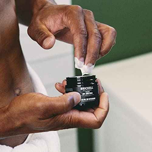Brickell Men's Revitalizing Anti-Aging Cream For Men, Natural and Organic Anti Wrinkle Night Face Cream To Reduce Fine Lines and Wrinkles, 2 Ounce, Unscented