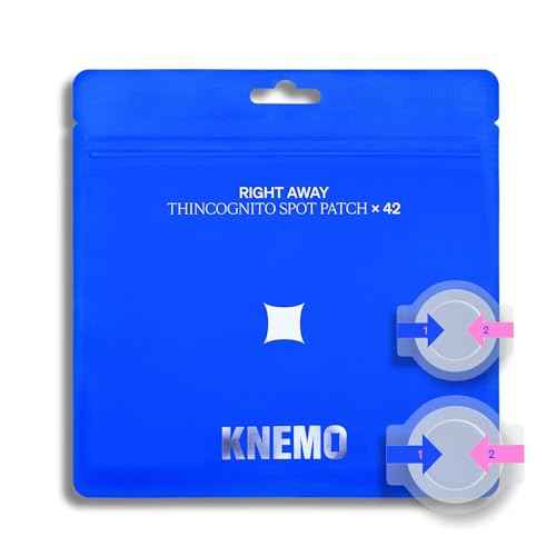 Right Away Thincognito Invisible Spot Patch - Absorbing Hydrocolloid Pimple Patch for Face, Blemishes, Zits, Acne, Breakouts Spot Treatment for Skin Care, 2 Sizes (42 Count)
