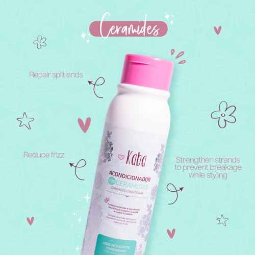 D'Luchi Kaba Ceramide Hair Conditioner For Women | Conditioner For Dry Hair, Damaged and Dehydrated | Repairs Split Ends | Frizz Control | 17oz