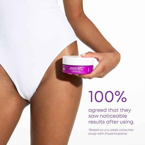Bushbalm Ultimate Brightening Routine - Radiant Reset Exfoliating Ingrown Hair Pads, Bermuda Body Scrub and Bermuda Dark Spot Oil with TXA, AHA, and BHA for Dark Spots Ingrown Hair & Razor Bumps