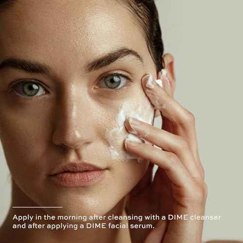 DIME Beauty Dewy Day Cream, Morning Face Moisturizer with Rosehip Oil and Tremella Snow Mushroom, 1.7 oz / 50 ml