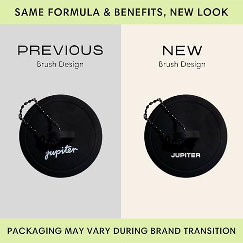 Jupiter Scalp Exfoliator - Scalp Massager Tool for Wet & Dry Hair - Ergonomic Detangler Brush - Dandruff Comb & Scrub to Remove Dandruff & Buildup and Support Circulation - Black