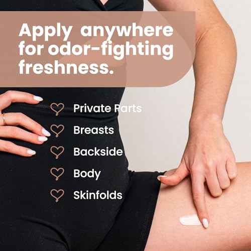 Super Fresh Lady Parts Natural Deodorant for Women Aluminum Free Odor Control for Privates Underboobs Thighs Armpits and Skinfolds Jasmine Rose Scent Long Lasting Freshness for Sensitive Feminine Care