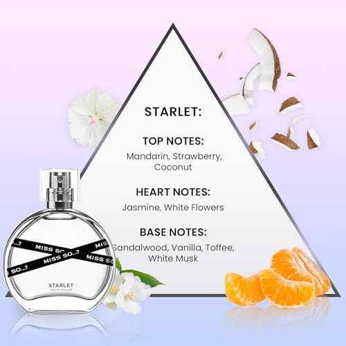 So¡¦? Miss Set - Perfumes for Women with Floral, Fruity and Vanilla Perfume Notes - 800 Sprays - Gifts for Women - 3 pcs Gift Set
