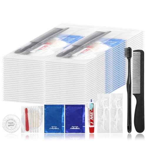 Hygiene Kit, Hygiene Kit Bulk, Individually Packed, The Travel Hygiene Kit Is Fully Equipped And Clean And Hygienic, Convenience Kits Suitable For Hotel, Camping, Home, Travel (50-PACK)