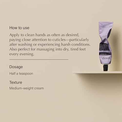 Aesop Eleos Aromatique Travel Size Hand Balm | Shea Butter and Coconut Oil to Nourish Dry, Cracked Hands | Lotion Made with Skin-Calming Essential Oils | 2.4 oz / 75 mL (Pack of 2)