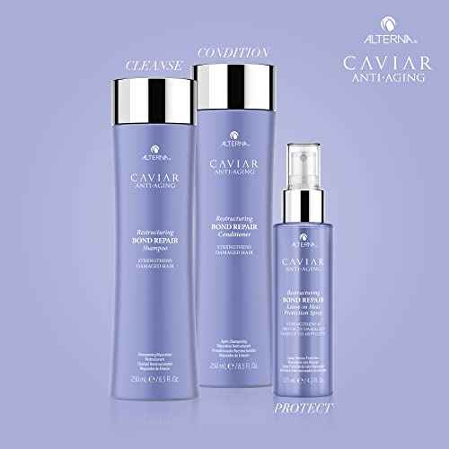 Alterna CAVIAR Anti-Aging Restructuring Bond Repair Conditioner | For Brittle, Damaged and Split Ends | Repairs, Strengthens & Protects Damaged Hair | Sulfate Free