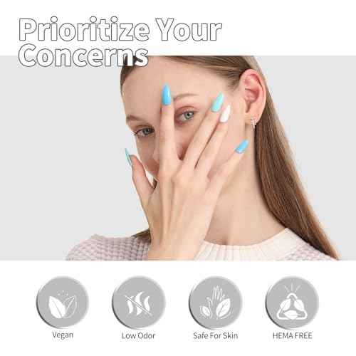 CANNI Top Coat Gel Nail Polish, High Gloss Soak Off U V Gel Nail Top Coat For French Nail Manicure Salon DIY
