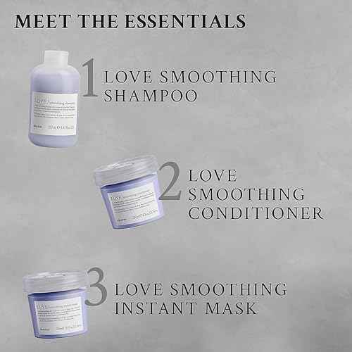 Davines LOVE Smoothing Perfector, Thermal Serum For Coarse Or Frizzy Hair, Tame And Nourish, 5.07 fl. oz.