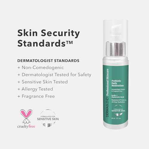Dermablend Prebiotic Daily Moisturizer 3 fl oz, Lightweight Moisturizer with All-Day Hydration, Prebiotic Inulin, Probiotics & Hyaluronic Acid, Ideal for Sensitive Skin, Fragrance-Free Non-Comedogenic