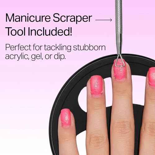 Nailboo Magic Soak Manicure Remover Bowl, Electric Nail Soaking Bowl Effortlessly Removes Nail Dip Powder, Acrylic, Gel Polish and Press Ons, Perfect Size for Manicures