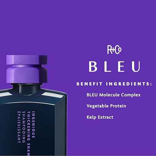 R+Co BLEU Ingenious Thickening Shampoo (8.5 oz) & LifeStyler Volume + Texture Spray (8.3 oz) ? Adds Thickness, Volume, Texture, Body, and Movement ? Vegan, Cruelty-Free, Set of 2