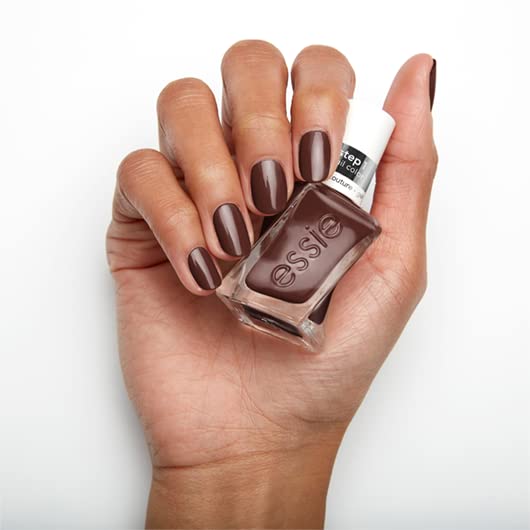 Essie Gel Couture Long-Lasting Nail Polish, 8-Free Vegan, Raisin Brown, All Checked Out, 0.46 fl oz