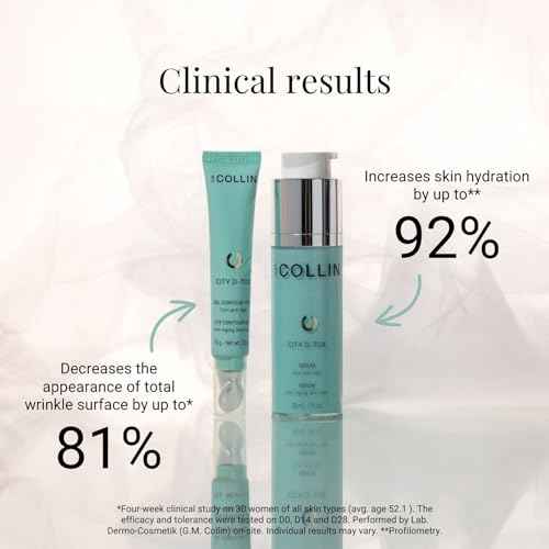 G.M. COLLIN City D-Tox Serum | Urban Face Serum | Hydrates & Visibly Reduces Fine Lines & Revitalizes Dull Skin | Restores Skin Comfort