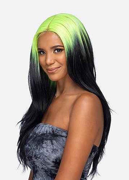 Vivica A. Fox BILLIE, SYNTHETIC HAIR, Natural Baby Lace Wig, Color P2216, Piano Color, Light Brown, Platinum, Reddish Blonde Mixed