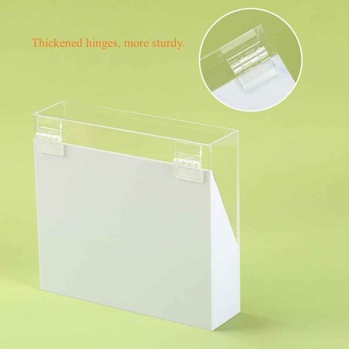 LIXIMMAZN Dust-proof 8 Holes Tweezers Holder, Eyelash Extensions Supplies Acrylic Display, Acrylic Rack Storage Eyelash Extension Tools with Dust Cover Tweezer Display Stand Salon
