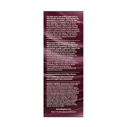 Dermalogica Dynamic Skin Retinol Facial Serum with Multi-Retinoid Complex, Skin Retexturizing and Improving Skin Health