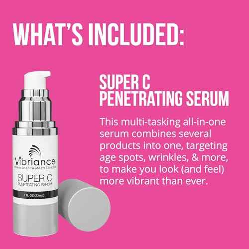 Vibriance Bundle Skincare Set | Super C Serum, Moisturizing Cleanser and Face Cream | Complete Kit for Radiant Beauty