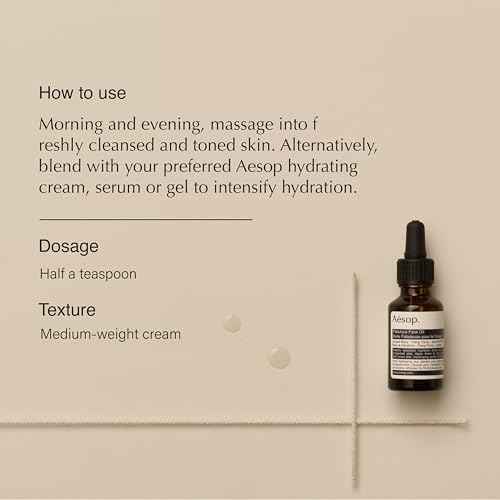 Aesop Fabulous Face Oil | Purifying Oil for Dull & Congested Skin | Hydrates, Softens and Balances Skin | Boosted with Botanicals | 0.8 oz / 25mL