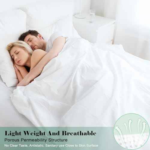4 Pack Disposable Bed Sheets - Queen Size with Quilt Cover and Pillowcase, Travel Essentials for Hotel, Cruise