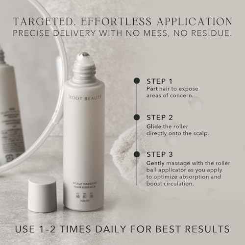 Kiwabi Root Beaut? Regrowth Hair Serum ? Lightweight Hair Growth Serum for Men and Women ? Help Prevent Hair Loss for Thicker, Stronger Strands ? Fragrance-Free & Fast-Absorbing (2.1 fl oz)