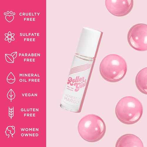 Honestly Margo Roller Girl Roll-On Lip Gloss Set (Strawberry Amber, Watermelon Alexis, Bubblegum Destiny - Pack of 3) ? Lip Gloss for Women with Hydrating Vitamin E & Moisturizing Shine, Non Stick