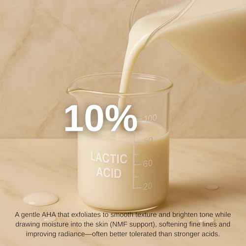 gymsegb? Thick as Thieves Glycolic + Lactic Peel 20%/10% AHA with 3% Hyaluronic ? Professional Resurfacing Exfoliant for Texture, Pores & Dark Spots, Fragrance-Free, Sensitive-Skin Aligned (50ml)