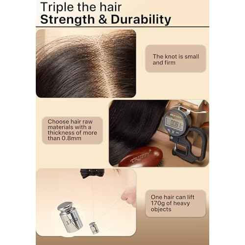 Triippy Raw Hair 5x5 HD Lace Closure Straight,More Less Shedding than Regular Virgin Hair,(16 Inch)0.10mm Ultra-Thin 5x5 Swiss Real HD Lace with 100% Raw Cambodian Human Hair