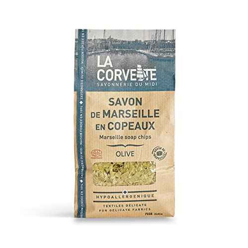 La Corvette, bag of Marseille soap chips OLIVE, 750g