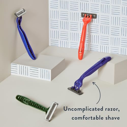 Harry's Disposable Razors for Men - 12 Count - 3-Blade Men's Razors for Travel and On-the-Go Convenience
