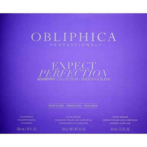 Obliphica Expect Perfection Sleek & Smooth Seaberry Collection - Unleash The Power of Effortlessly Sleek and Smooth Hair, Radiating with Health, Elegance, and Unmatched Brilliance.