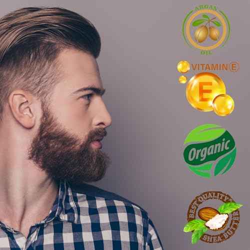 Christmas Gifts for Men Beard Grooming Kit, Gifts for Dad, Holiday Gift Beard Kit Set with Beard Oil, Balm, Wash, Brush, Comb & More, Mens Gifts for Him, Birthday Boyfriend Husband Man