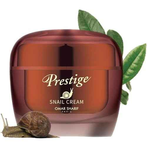 Omar Sharif Prestige All in One Snail Repair Cream 1.76oz(50g) Real Snail Formula Korean Cosmetic