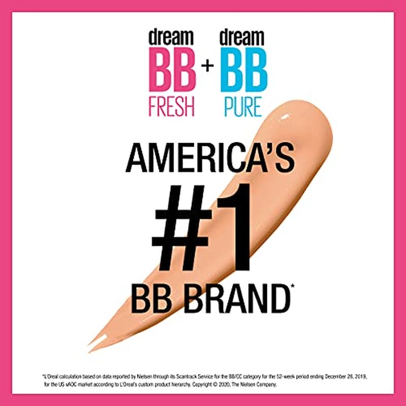 Maybelline Dream Fresh BB Cream SPF 30 Light/Medium 1oz