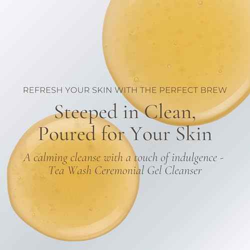 ILONA Tea Wash | Hydrating & Detoxifying Foaming Face Wash for All Skin | With Global Teas, Olive, & Oat Amino Acids | Soothing Tea Aroma | 5.0 oz.
