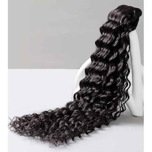 Raw Indian Human Hair Single Bundle,Triple Lifespan Than Regular Virgin Hair,In-Store Quality,Online Price! 100% Raw Indian Hair Bundles Deep Wave Raw Hair Bundles 22 Inch