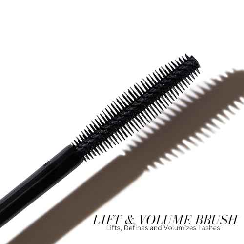 Fitglow Beauty Lash Care Mascara | 2-in-1 Vegan Volumizing Lengthening & Conditioning Eyelash Mascara | Natural Lash Strengthening Serum | Reduces Shedding & Breakage | Plant-Powered Phyto Superfoods
