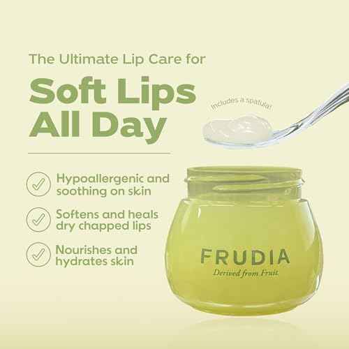 FRUDIA Avocado Cica Relief Vegan Lip Balm, Hydrating & Moisturizing Organic Korean Lip Balm made with Shea Butter & Centella Asiatica for Soft & Smooth Lips (0.33 fl oz)