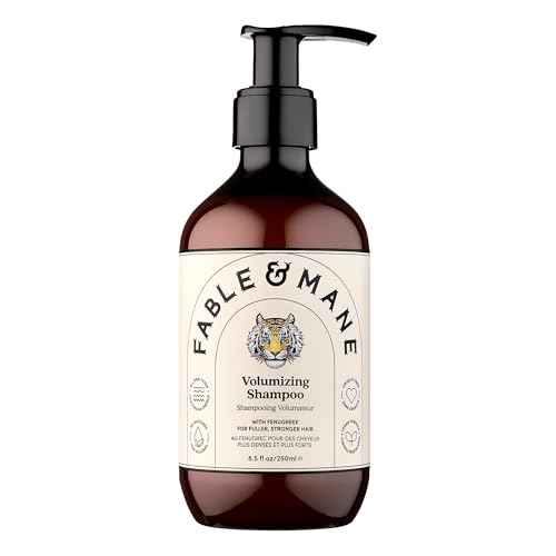 Fable & Mane Volumizing Shampoo, adds Weightless Volume from Root to Ends. Cleanses and Shine-Boosting with Alma For Thinning, Fine or Medium Hair Types