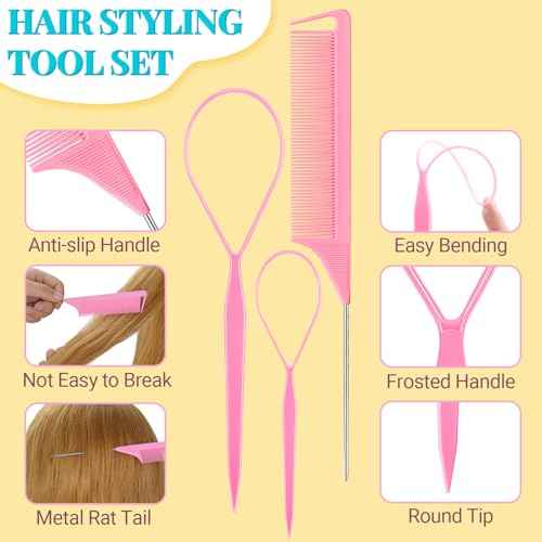 827PCS Elastic Hair Ties, IKOCO Hair Bands Colorful Hair Accessories for Girls with Hair Clips