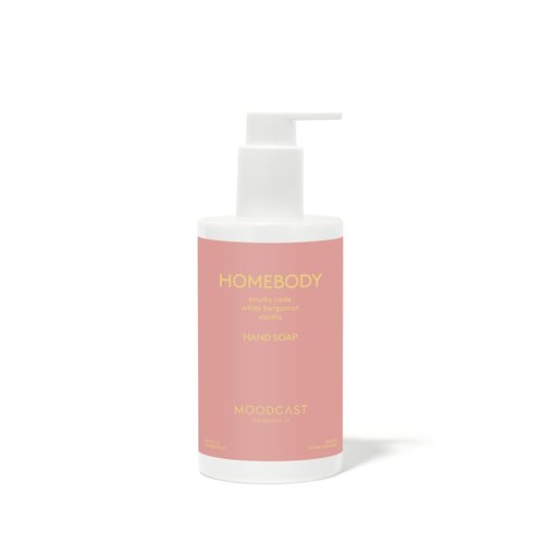 Moodcast Homebody Luxury Hand Soap - Vanilla, White Bergamot & Smoky Cade - Gentle Natural Hand Soap for Bathroom & Kitchen - Vegan, Paraben-Free & Sulfate-Free, Made in the USA