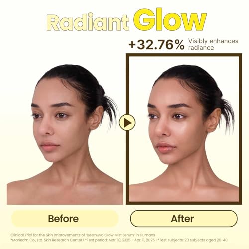 Glow Mist Serum, Propolis 20,000 ppm, Niacinamide 5%, Hyaluronic Acid, Hydrating Face Mist, Lightweight Serum, Non-Comedogenic, For Sensitive Skin, Korean Skin Care (2.70 fl oz)
