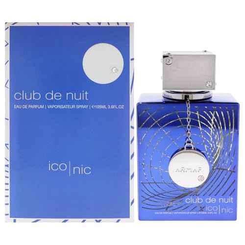 Armaf Club de Nuit Blue Iconic for Men Eau de Parfum Spray, 3.6 Ounce