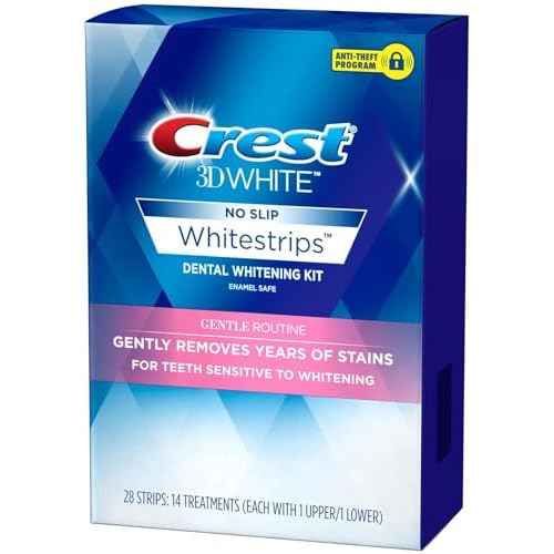 Crest 3D Whitestrips for Sensitive Teeth, Teeth Whitening Strip Kit, 28 Strips (14 Count Pack)
