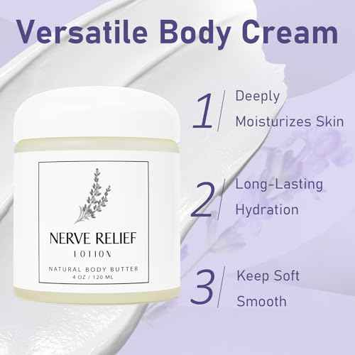 Neuropathy Cream, Nerve Relief Lotion Cream with Magnesium Chloride and Pure Ingredients Oasis for Feet Hands Non-Greasy for Day Night Bear in Mind Gifts for Mama Women Men, 2 Packs