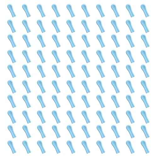 Ear Wax Removal Replacement Tips for Ear Camera, 100 Pieces Replacement Tips Ear for Wet/Dry Ear Wax Cleaning - Ear Spoons Accessories Set for Teens Adults Ear Wax Removal Endoscope