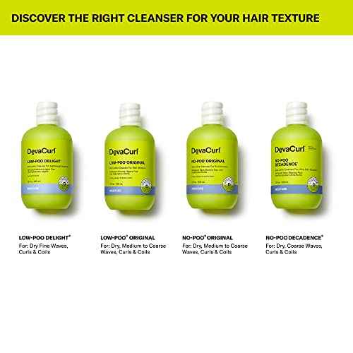 DevaCurl No-Poo Decadence Non-Lathering Cleanser for Ultra-Rich Moisture | Nourished | Bouncy | Shiny | All Curl Types