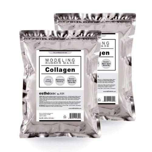 No.101 Collagen Peel Off Type Modeling Rubber Mask for Facial Skin Care Treatment, 35oz (2 pack)